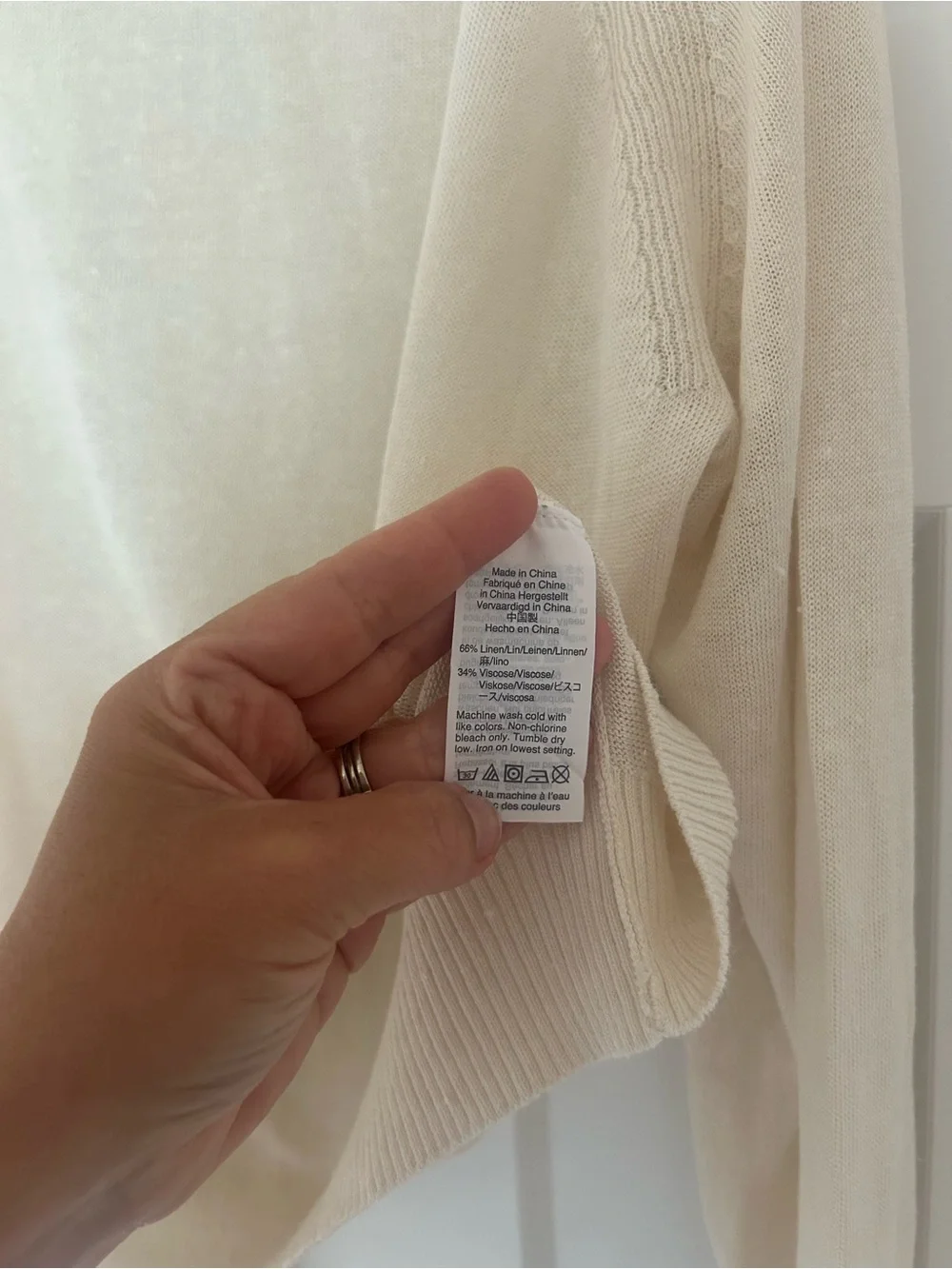 J. Crew lightweight linen-blend sweater